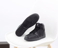 Кроссовки Jordan 1 Full Black МЕХ, 42