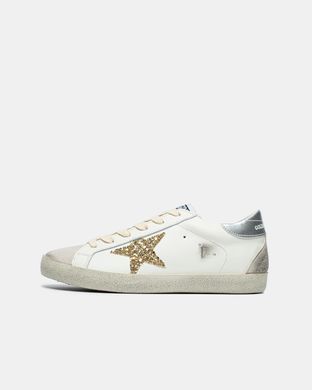 Кросівки Golden Goose Super-Star Sneakers With Golden Glitter, 37