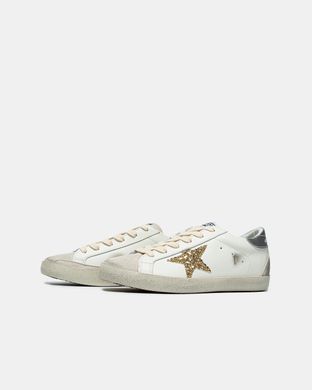 Кросівки Golden Goose Super-Star Sneakers With Golden Glitter, 37