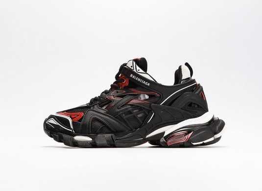 Кроссовки Balenciaga Track 2 Black Red Купить (Доставка 1-3 Дня)