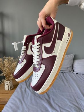 Кроссовки NK Air Force College Pack Night Maroon, 44