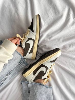 Кросівки Nike Jordan 1 Retro Low x Travis Scott Low OG Reverse Mocha, 36