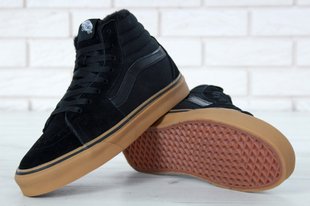 Кросівки Vans Old Skool High Black Gum Winter Fur, 42