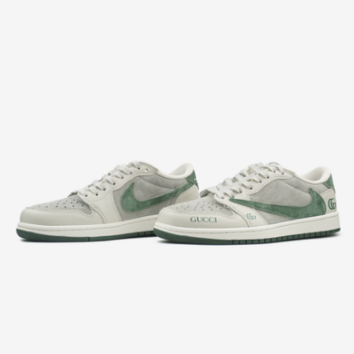 Кросівки Jorgan 1 Low x Travis Scott x Gucci Green Beige, 38