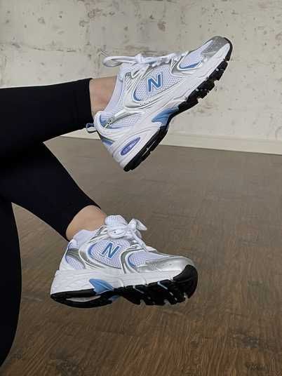 New Balance M501 ホワイト/ブルー サイズ26,0cm Кроссовки New Balance 530 White Silver Blue Купить (Доставка 1-3 Дня)