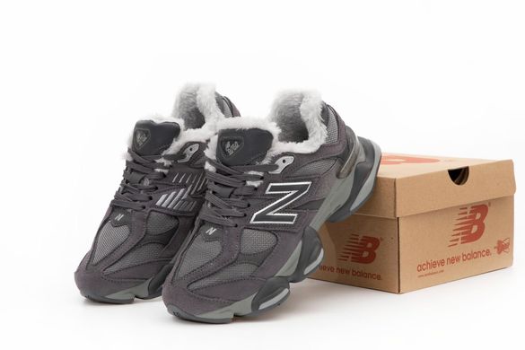 Кроссовки New Balance 9060 Grey Winter Fur, 40