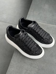 Кросівки Alexander McQueen Glitter Luxury Svarovski Black, 39