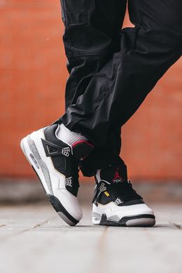 Кросівки Nike Air Jordan 4 Retro x Union LA Black White