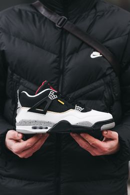 Кросівки Nike Air Jordan 4 Retro x Union LA Black White