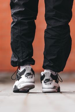 Кроссовки Nike Air Jordan 4 Retro x Union LA Black White