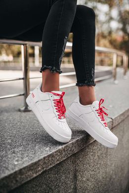 Кроссовки NK Air Force Low x Supreme White Red