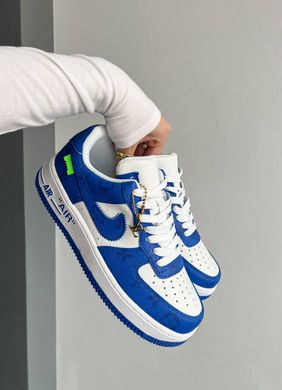 Кросівки Nike Air Force 1 Low By Virgil Abloh White Royal x Louis Vuitton, 36