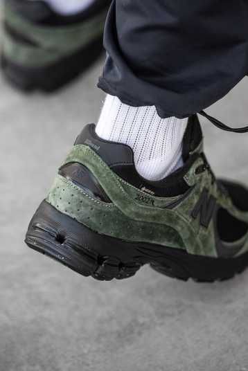 Кроссовки New Balance 2002R Green Black Купить (Доставка 1-3 Дня)