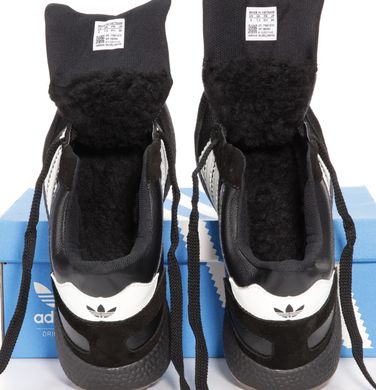 Кросівки Adidas Iniki Black White Winter Fur, 41