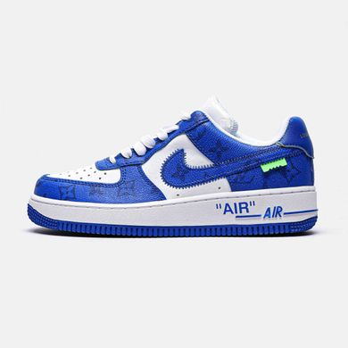 Кросівки Nike Air Force 1 Low By Virgil Abloh White Royal x Louis Vuitton, 36