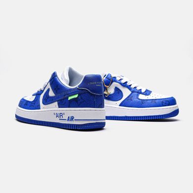 Кросівки Nike Air Force 1 Low By Virgil Abloh White Royal x Louis Vuitton, 36