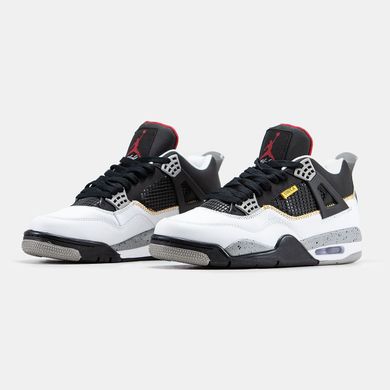 Кроссовки Nike Air Jordan 4 Retro x Union LA Black White, 42