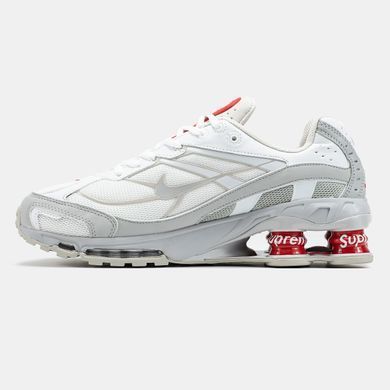 Кроссовки Nike Shox Ride 2 Supreme White Red, 36