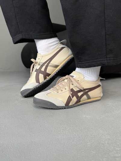 Кроссовки Asics Onitsuka Tiger Mexico 66 Beige Brown Купить
