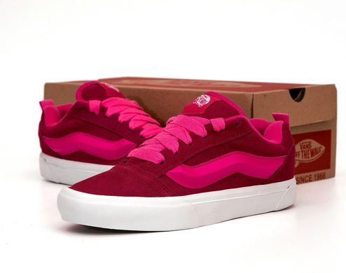 Кросівки Vans KNU Skool Bordo Pink White, 36