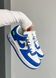 Кросівки Nike Air Force 1 Low By Virgil Abloh White Royal x Louis Vuitton