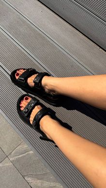 Сандалі Chanel Sandals Black Leather Premium, 39