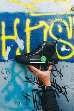 Кроссовки Dior B23 Sneakers High Black, 40
