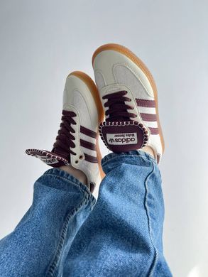 Кроссовки Adidas Samba c Wales Bonner White Bordo, 36