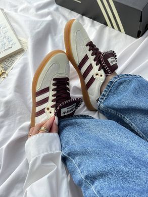 Кроссовки Adidas Samba c Wales Bonner White Bordo, 36