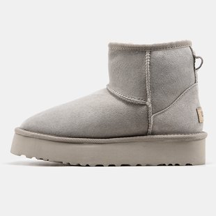 Черевики UGG Mini Platform Grey Suede, 38