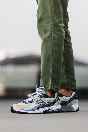Кроссовки New Balance 860v2 Aime Leon Dore Beige Blue Купить