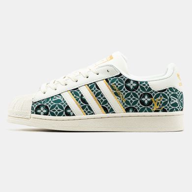 Кросівки Adidas Superstar x Louis Vuitton Cream Green, 42