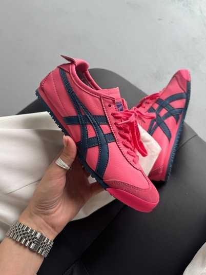 ピンクアメ⭐️2275 Кроссовки Asics Onitsuka Tiger Mexico Pink Blue Купить (Доставка 1