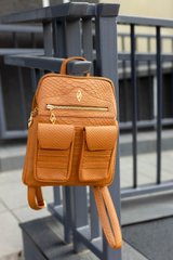 Рюкзак коричневий, 30x25x3