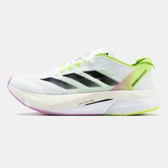 Кроссовки Adidas Adizero Boston 12 White Black Green Pink, 40