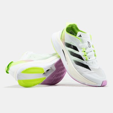 Кросівки Adidas Adizero Boston 12 White Black Green Pink, 40