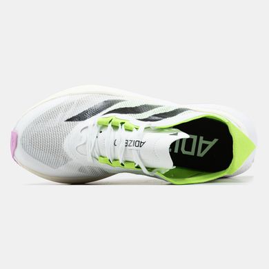 Кроссовки Adidas Adizero Boston 12 White Black Green Pink, 40