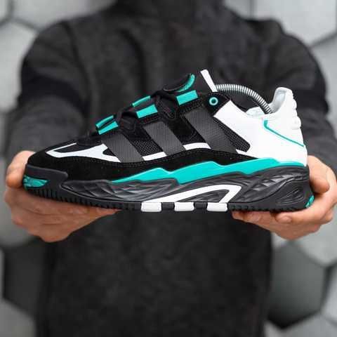 Кроссовки Adidas Niteball Black Green 