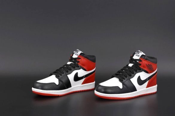 Кроссовки Jordan 1 Red White Black FUR, 37