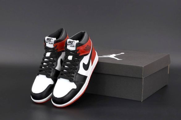 Кроссовки Jordan 1 Red White Black FUR, 37