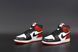 Кроссовки Jordan 1 Red White Black FUR, 37