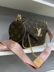 Сумка Louis Vuitton Brown Pink, 22х15х8
