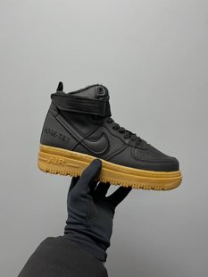 Кросівки NK Air Force 1 GORE-TEX Black Gum Winter Fur, 40