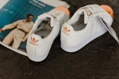 Adidas Superstar White/Copper Metallic, 37