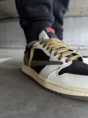 Кросівки Nike Jordan 1 Retro Low OG SP Travis Scott Olive