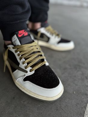 Кросівки Nike Jordan 1 Retro Low OG SP Travis Scott Olive, 36