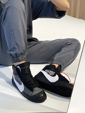 Кроссовки Nike Blazer black x Off-white