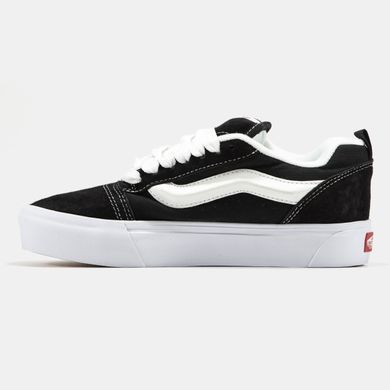 Кроссовки Vans KNU Skool Black White Platform, 36