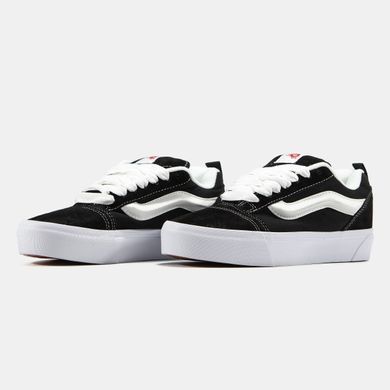 Кроссовки Vans KNU Skool Black White Platform, 36
