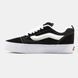 Кроссовки Vans KNU Skool Black White Platform, 36